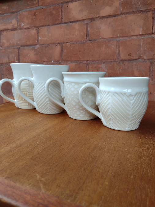 White mugs