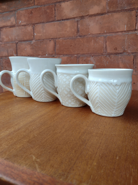White mugs