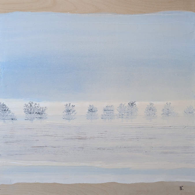 NicolettePilypaitis SaskatchewanSnowSquall 24x24