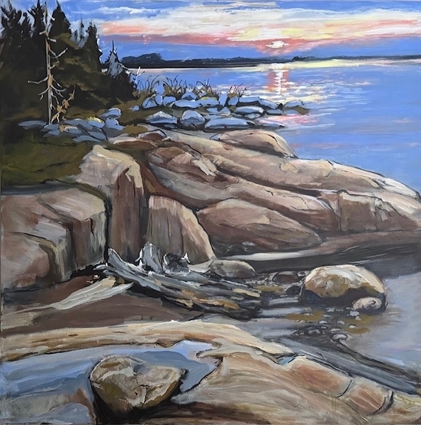 Georgian Bay  (acrylic, 42"x42")