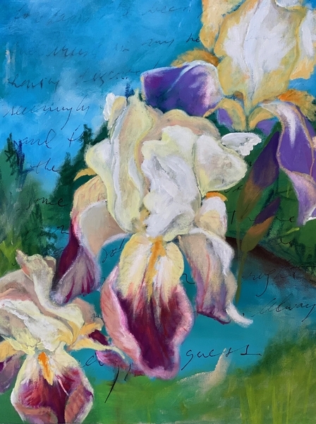 Irises in the Woods